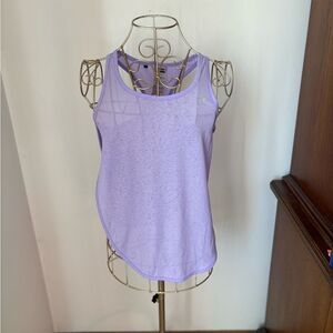 Gymshark purple tank with open sides XS